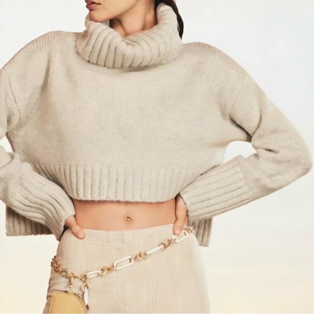 NWOT CULT GAIA Cori Sweater in Melange - Picture 3 of 9